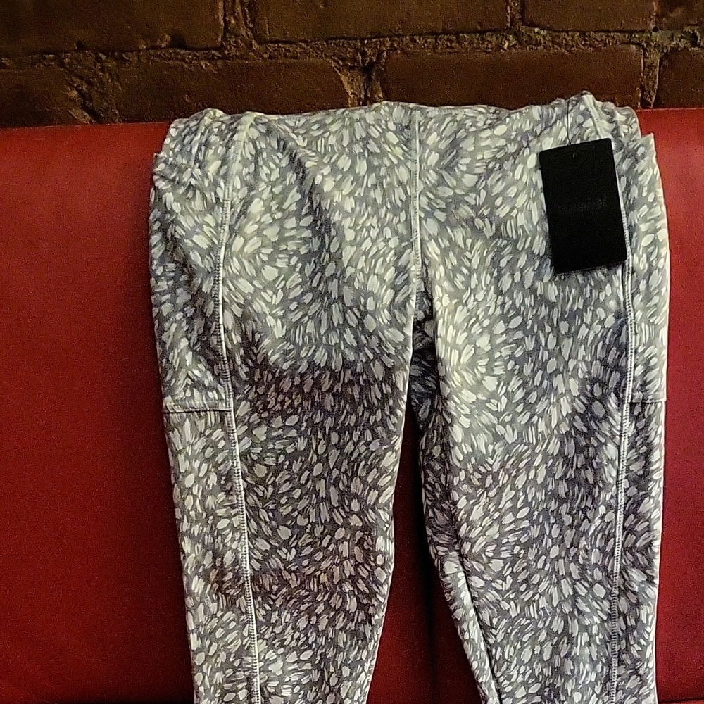 Hurley Gray Leaf Pattern Joggers